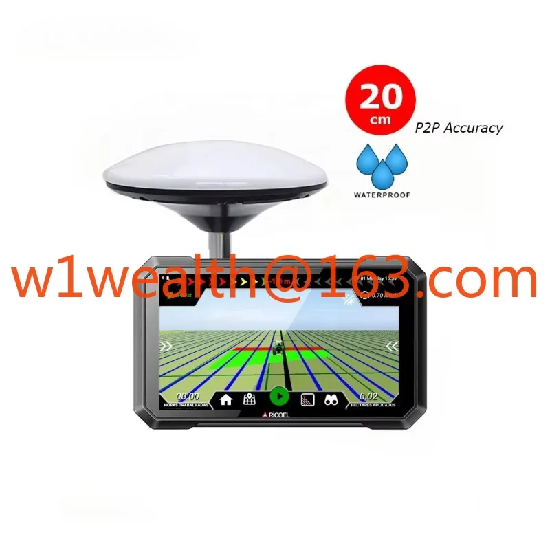 P2P Accuracy 20cm Free Satellite Signals Free Guidance APP IP66 Rugged 7