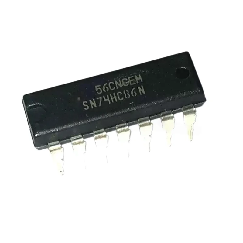 10PCS SN74HC86N 74HC86 HD74HC86N DIP-14 brand new original 2-input quad XOR universal logic gate chip