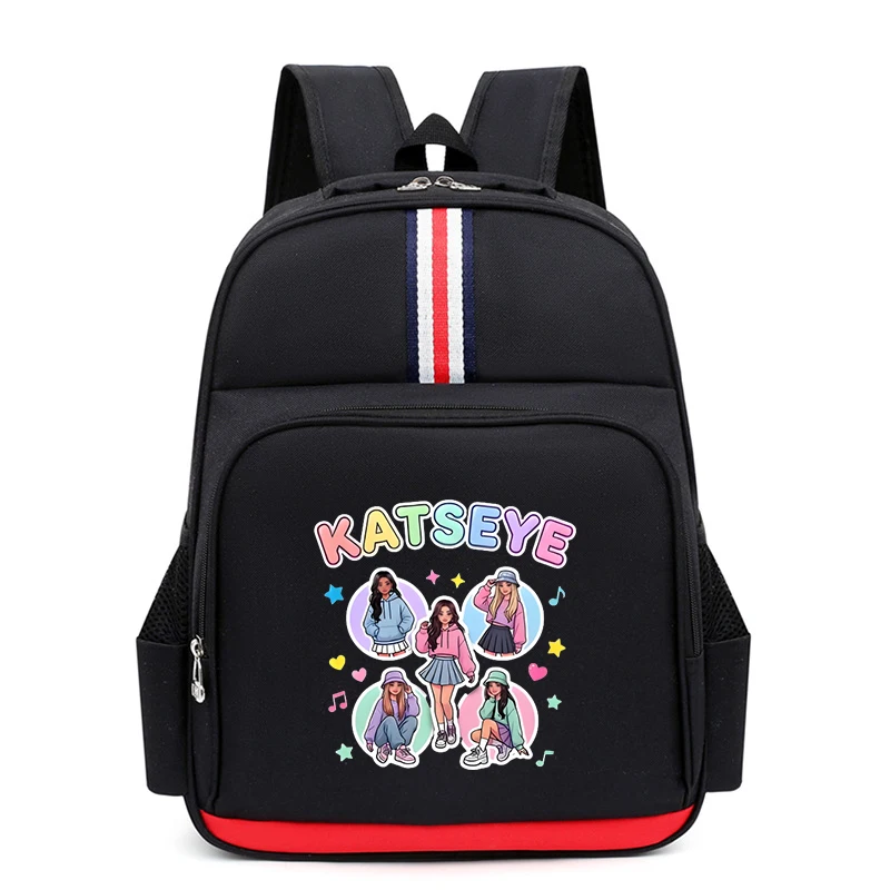 

KATSEYE Funny Printed Backpack for Girls School Bags Hight Quality Primary School Students Backpack Cartoon Figure Bookbag Gifts