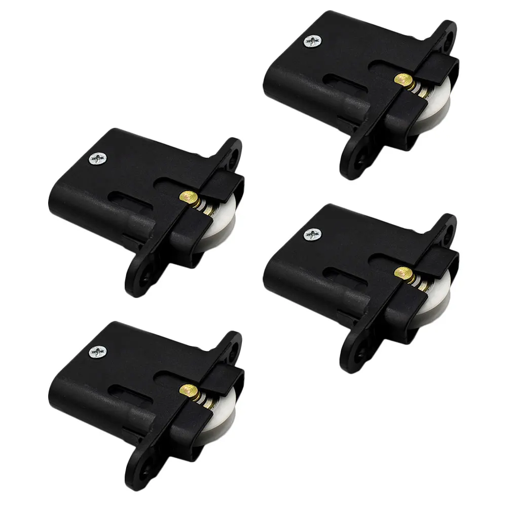 

4 Pcs niture Pulley Accessories Pulleys Abs Sliding Door Cabinet Wheel Accessory