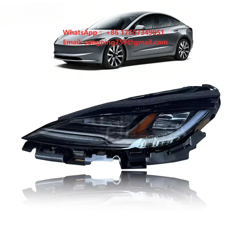 Factory Direct Sale New 12V IP67 Waterproof for LED Front Headlights 6000K OE 176088900EA for Tesla Model 3 2023 2024 2025