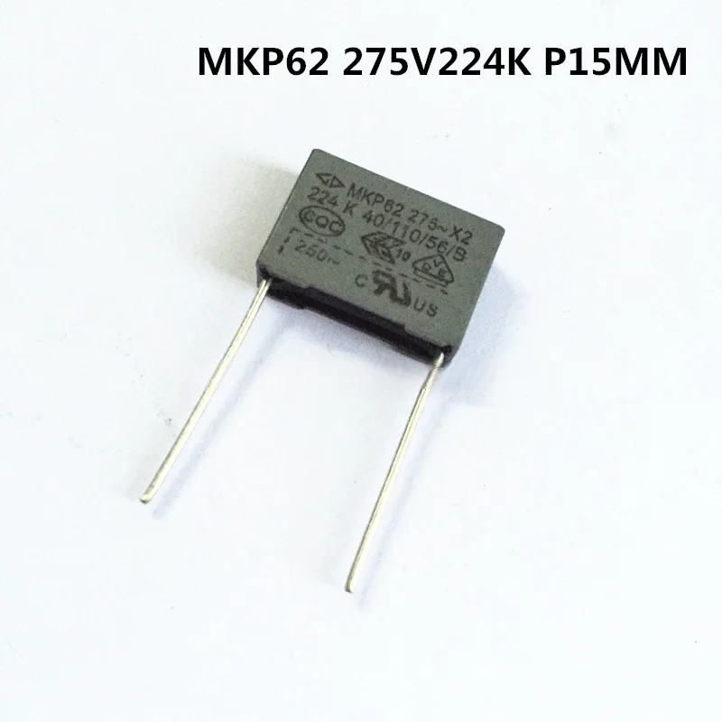 

10/50/100PCS Brand new original Ferrari MKP62 safety standard X2 capacitor 275V224K 0.22UF275VAC P15MM