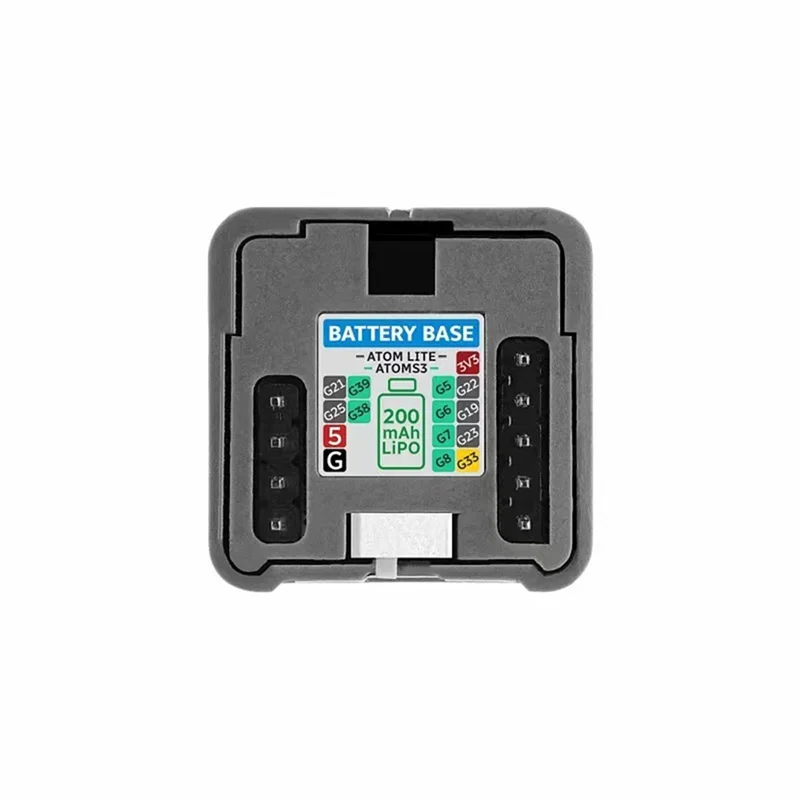Base de bateria atômica m5stack 200mah bateria recarregável para dispositivos iot base de bateria tomic portátil-pos