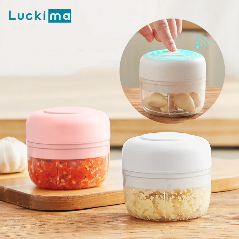 Smart Mini Cibo Elettrica Garlic Crusher Tritacarne Chopper Verdura Grattugia Spezia Maker Cucina Accessori Strumenti