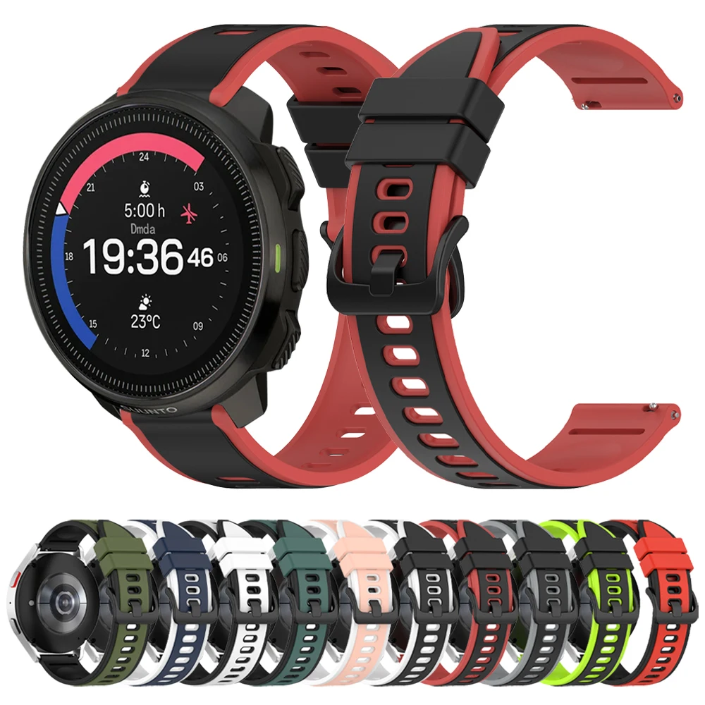 أساور معصم رياضية قابلة للتنفس ، حزام سيليكون ، سوار لياقة بدنية لسباق suunts ، سوار لسويونتي العمودي 9 ، الذروة ، DLC ، برو 3 ، 20 ، 22