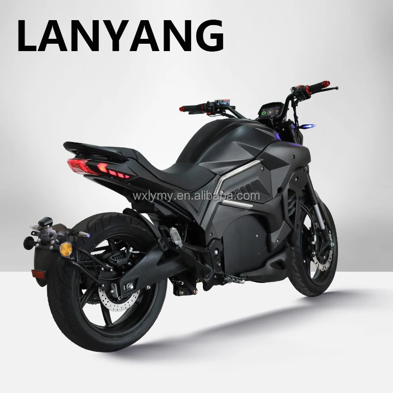 ZUIMI LANYANG Diavel Chain Electric Vintage Motorcycle 72V Lithium Battery 4000W 8000W 130KM/H 5