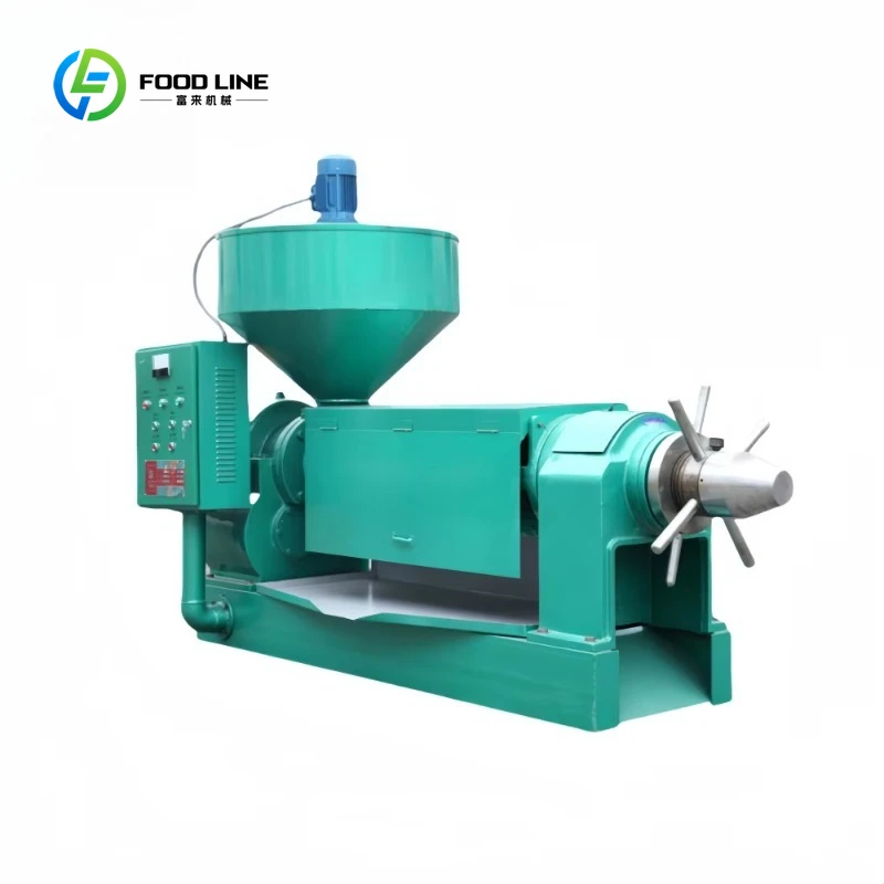 Twin Screw Oil Press Machine For Sunflower Peanut Sesame Flaxseed Palm Nutrient Oil Making