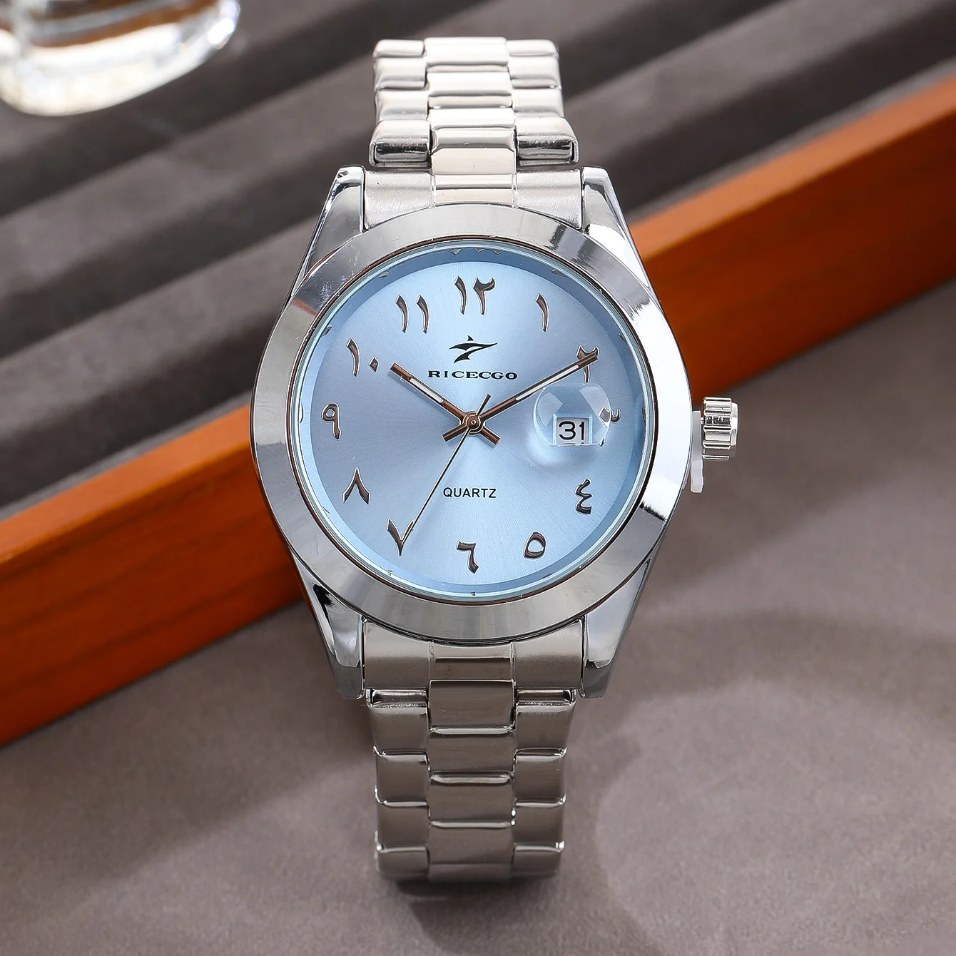 Quartz Watch Men's Clock Luxury Trendy Simple Fashionable Wristwatches for Daily Wear Business Male's Clock Watches Calendar