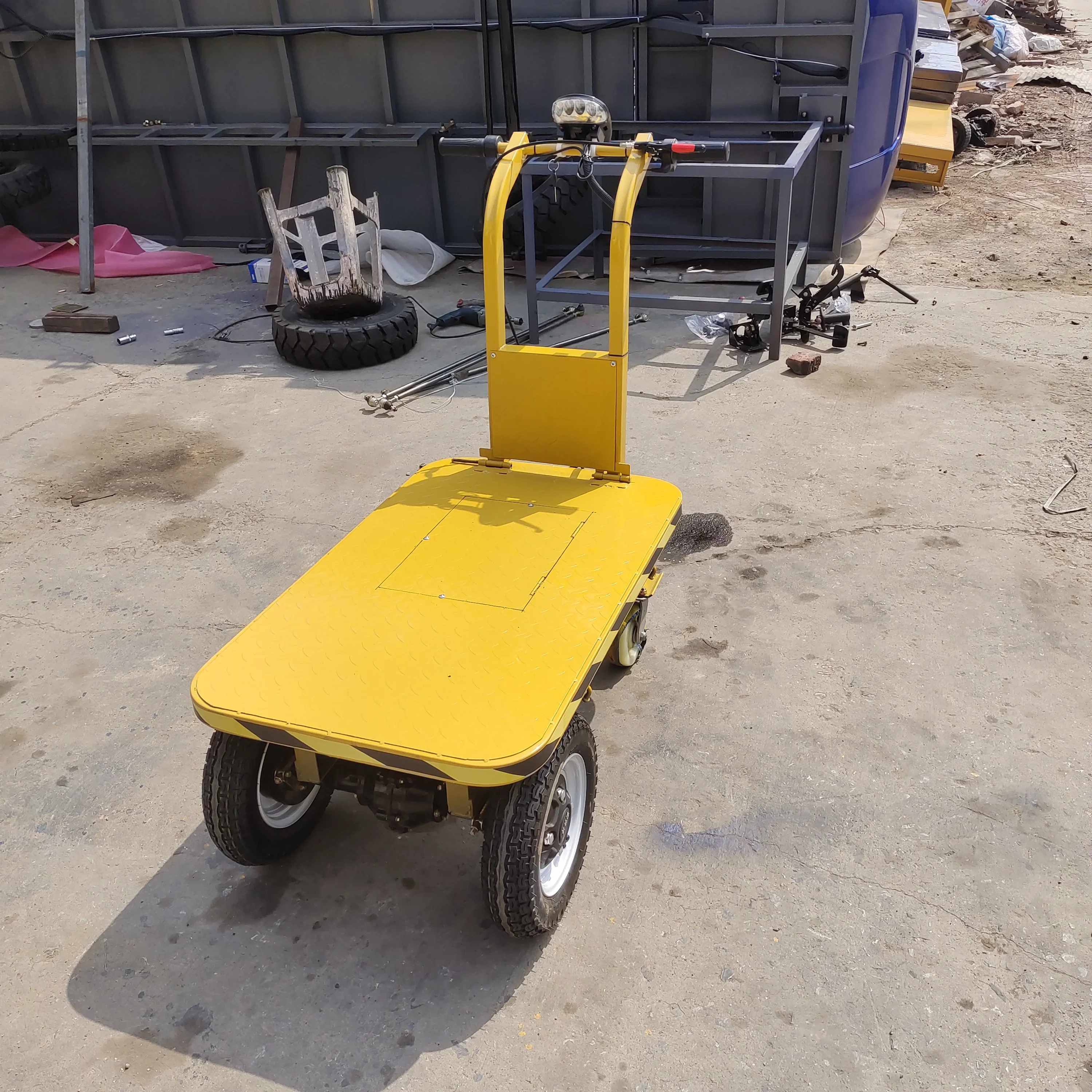 

High Performance Motorized Battery Powered Electric Hand platform Trolley carts