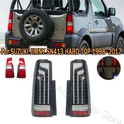 2 Styles Tail Lights Modified With Brake Reversing LED Lamp For SUZUKI JIMNY SN413 HARD TOP 1998 1999 2000-2017 For Car