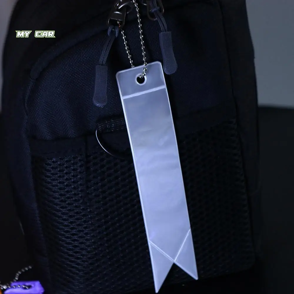 

Reflectors Adults Children Bag Keychain Backpack Pendant Reflective Strip Reflective Keychains Reflective Pendant Car Keyrings