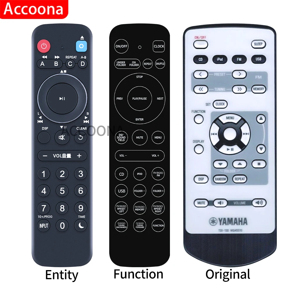 Remote control WQ45510 WQ455100 for Yamaha Bookshelf System TSX130 TSX-130