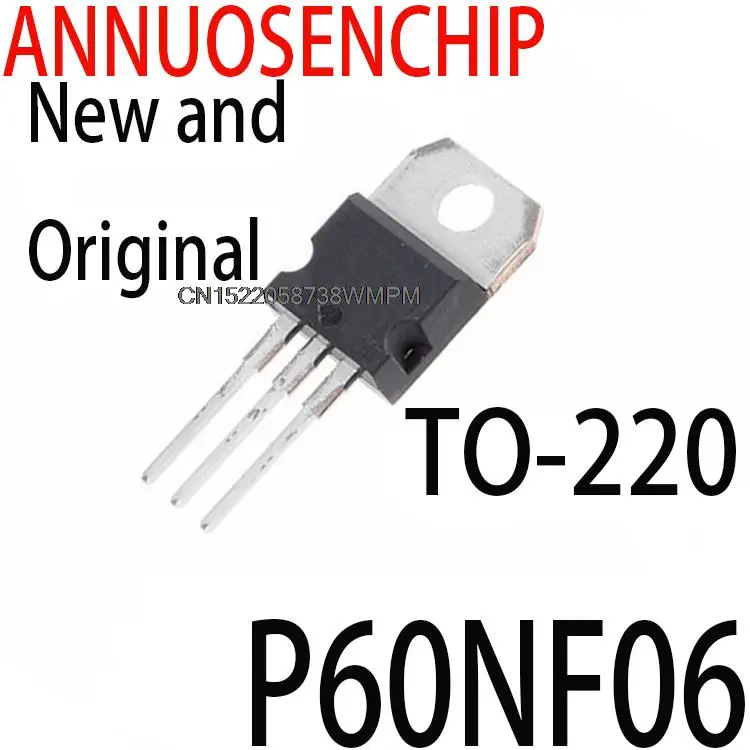 50PCS/LOT New and Original  TO-220 STP60NF06 MOSFET N field effect tube 60V 60A P60NF06