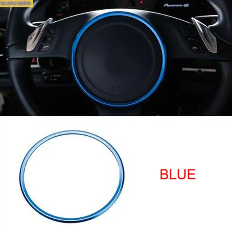 

Car Steering Wheel Decoration Ring Sticker Styling For Porsche Cayenne Panamera 911 Auto Accessories Interior Modification