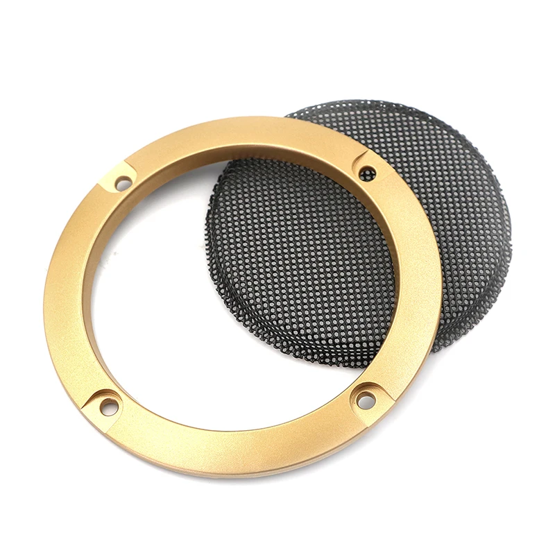 2PCS Speaker Grills 3" Inch Protective Subwoofer Frame Grille Cover Steel Mesh Decorative Circle DIY Accessories images - 6