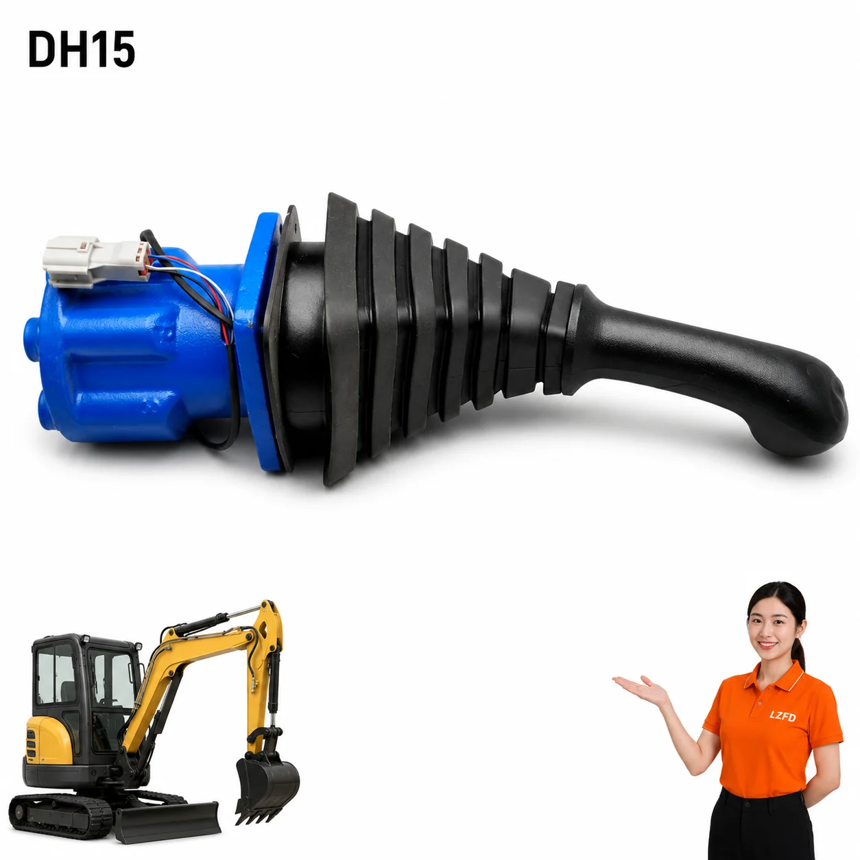 31n626300 DH55-7 DH135-7 DH215-7 DH225-7 Pilot Valve DH-7 Series Excavator Joystick Assy Control Valve Spare Parts