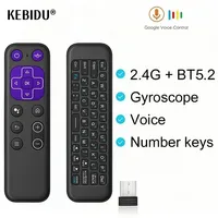 2.4G BT 5.2 Dual Mode Remote Control IR Learning T6 Wireless Voice Air Mouse Rechargeable With USB Receiver For Android TV Box
