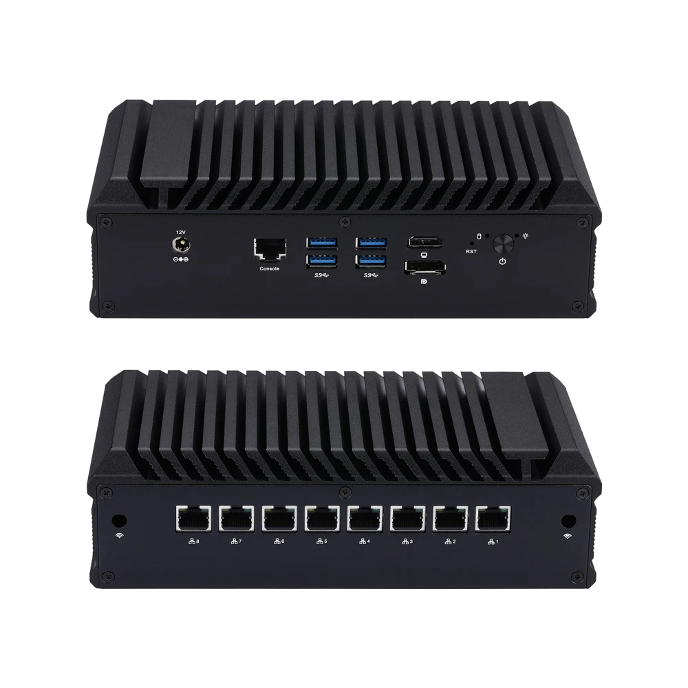 Q30900GE S20 8 * I225-V 2.5G B3 Gigabit Lan Gateway Router morbido, supporto pfSense OPNsense VyOS