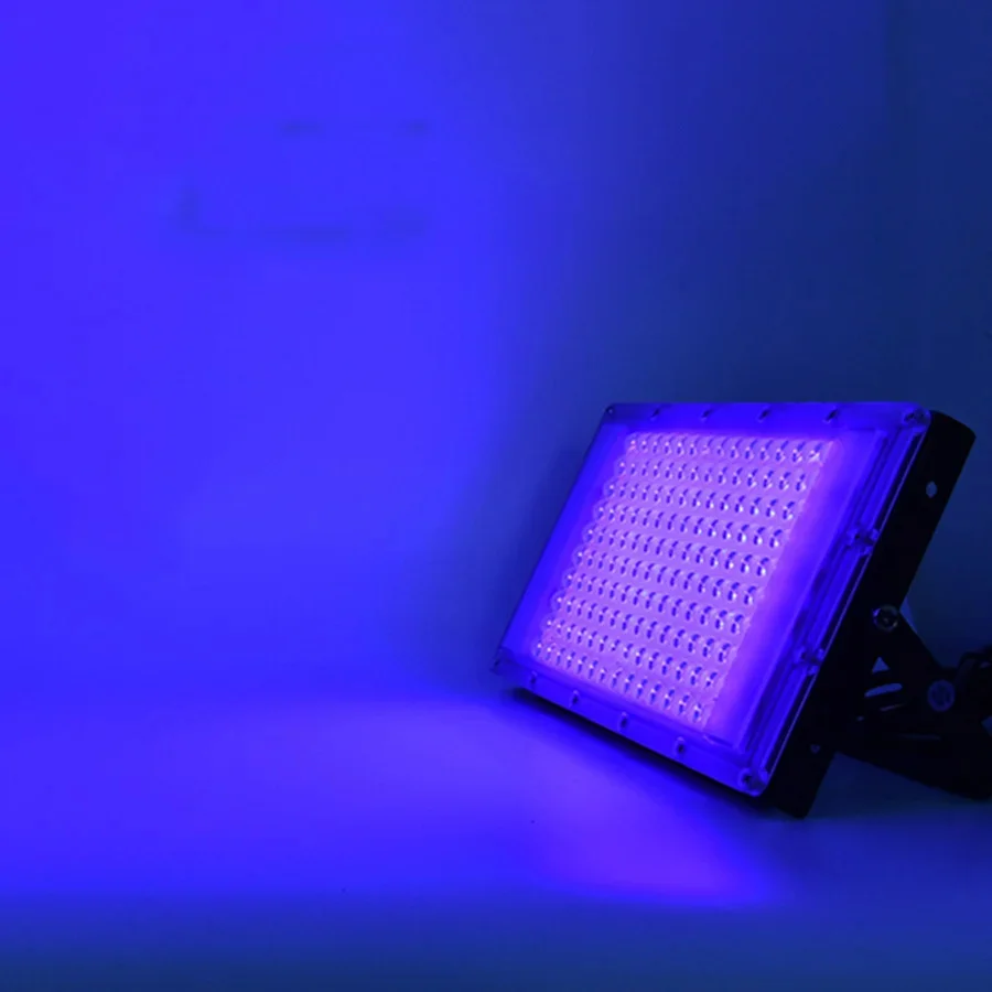 Imagem -02 - Pamny 220v Plugue da ue 50w 300 Led uv Ultravioleta Cura Lâmpada 395nm Cola uv Impressão Pulverização Pintura Resina Tinta Faça Você Mesmo Cura