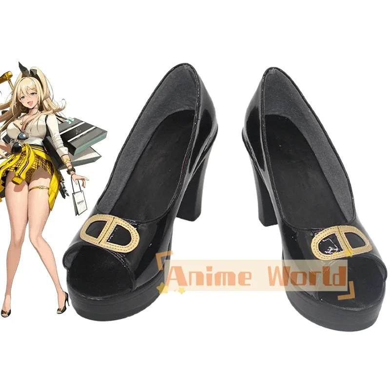 

Goddess of Victory: Nikke Rupee Cosplay Shoes Halloween Carnival Boots Custom Made