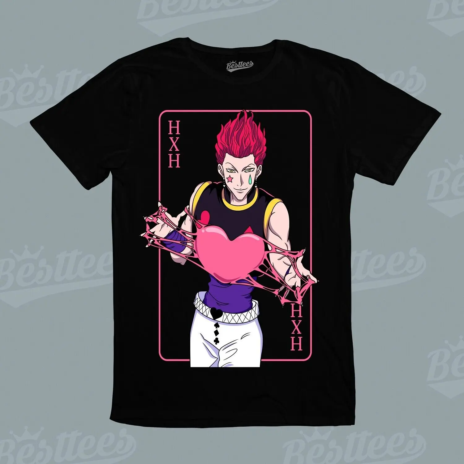 

Hisoka Japanese Manga Series Anime Hunter X Hunter Villain Graphic Tee T-Shirt