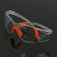 Lab Work Safety Eye Protective Glasses PC Material Anti Impact Wind Dust Proof Goggles Safety Riding Clear Glasses 3