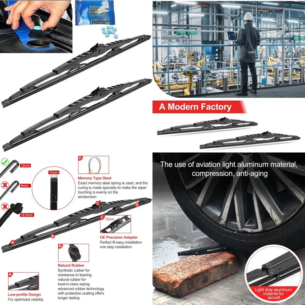 Factory Manufacturer Replacement For 28 Inch Wiper Blade RV Pair or Motorhome 28