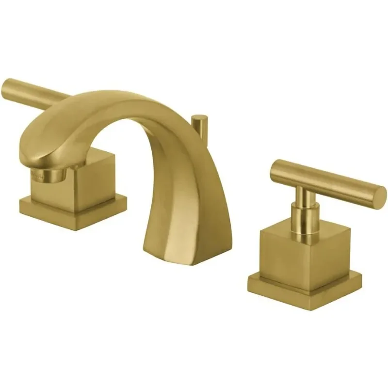 

Claremont 8 in. Widespread Bathroom Faucet, Brushed Brass,free shipping