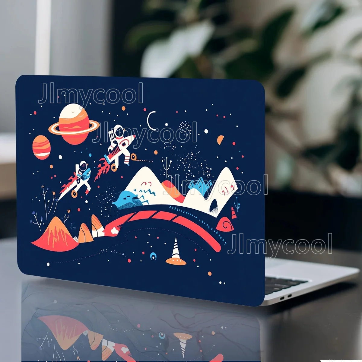 

2-пакетный чехол с рисунком для ноутбука, художественная космическая наклейка, универсальная наклейка на кожу нетбука, одноразовая наклейка на кожу ноутбука, наклейка