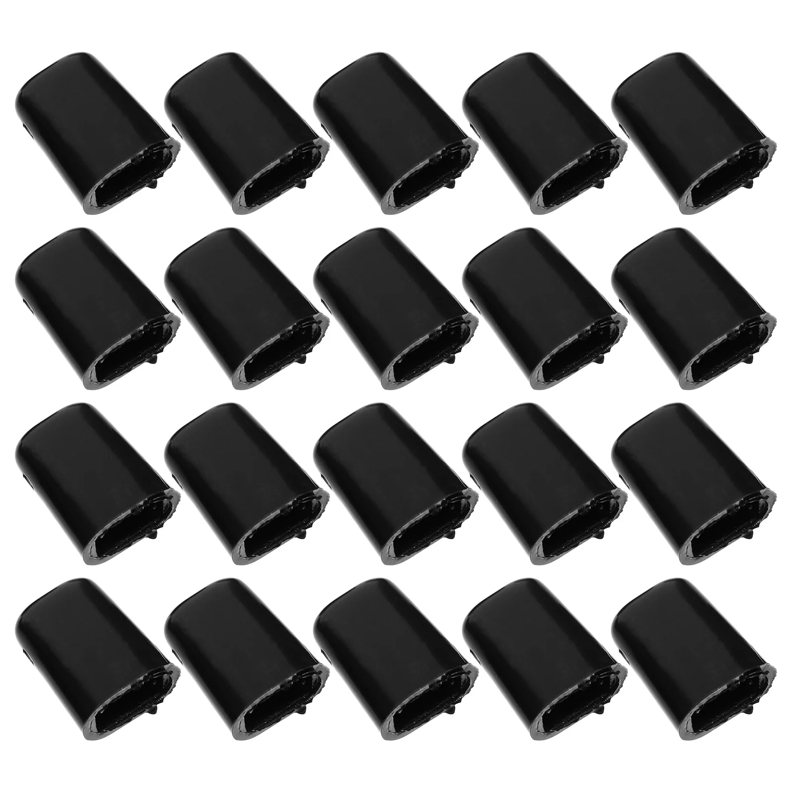 

30 Pcs Sink Rack Mat Accessories Kitchen Feet Bumpers Replacement Parts Black Pvc for Bottom of