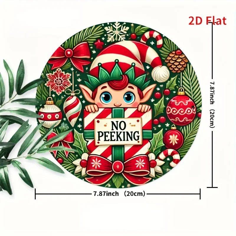 2D Flat, 1pc Festive Elf 