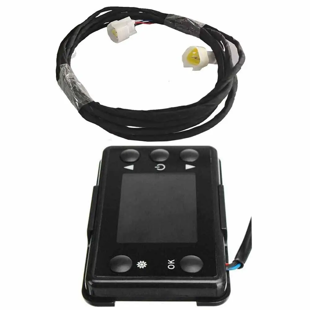 12V Air Diesel Heater LCD Monitor Switch Control Controller With Extension Cable For 3KW 5KW 8KW Air Diesel Parking Heater