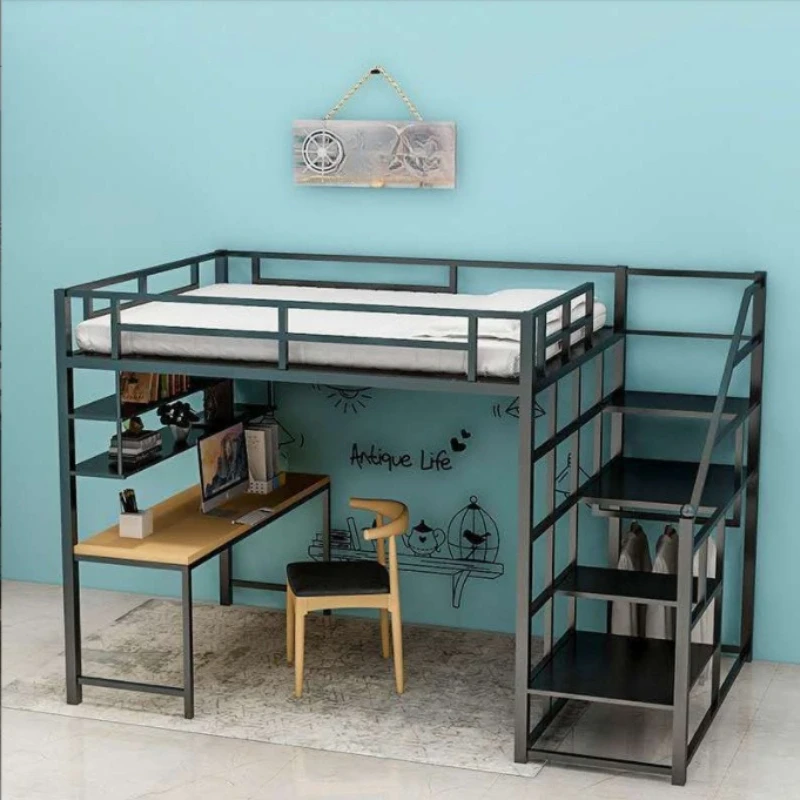 Single Double Student Upper and Lower Bunk Elevated  Single Apartment Single Bed Dormitory  Lower Table