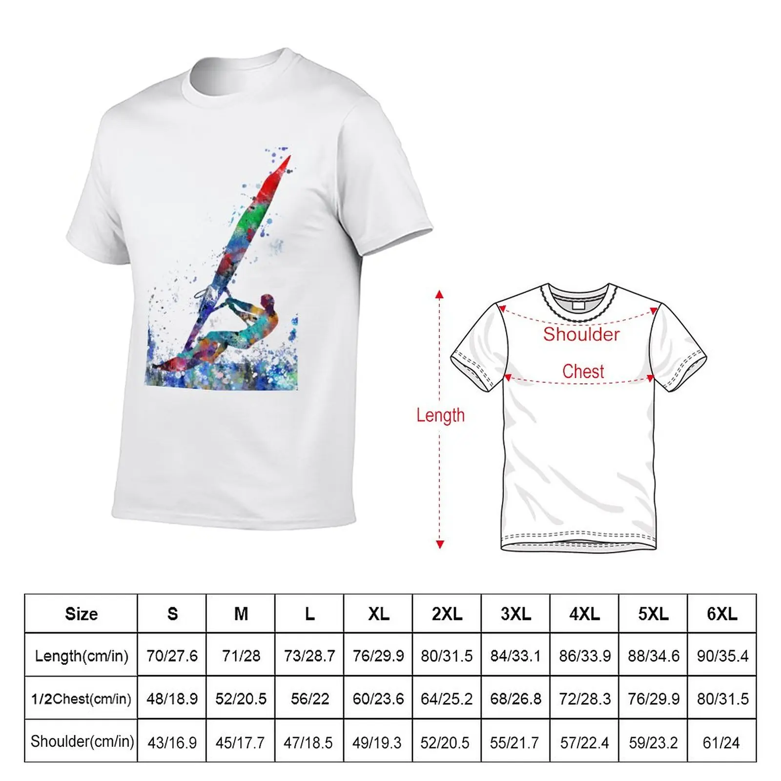 New Windsurfer, windsurfing man T-Shirt graphic t shirts sweat shirt tshirts for men