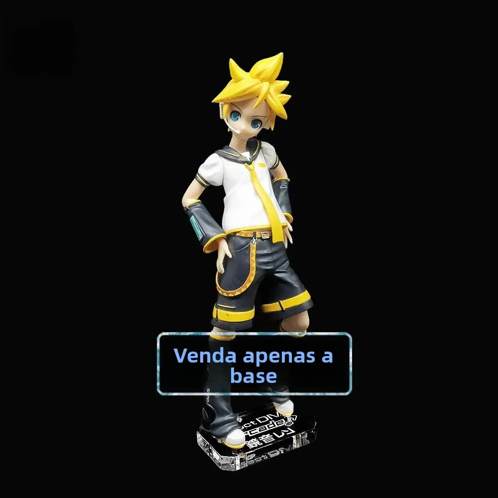 セガボーカロイド用アクリルベーススタンド-ツインミラーコンストレイント-透明ディスプレイ台-アニメコレクタブルフィギュア