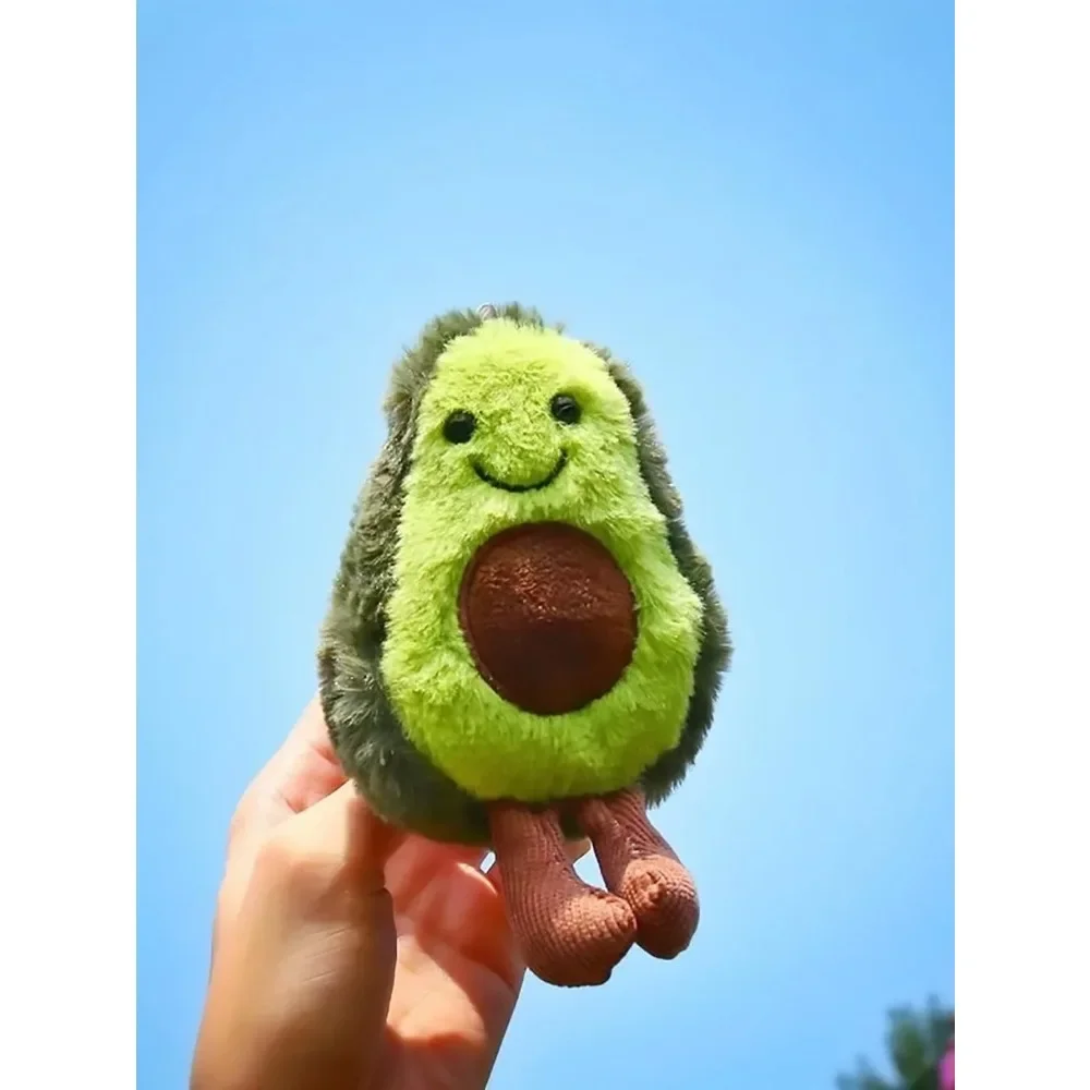 Grappig kattenspeelgoed Schattig avocado huisdier knuffel voor dagelijks gezelschap van kleine middelgrote honden Leuke avocado rugzak hangende ketting