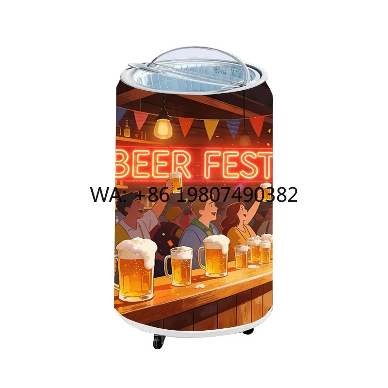 P1.86 Creative Can Shape LED Screen Built-in Fridge Indoor Drink Brand Commercial Advertising Display