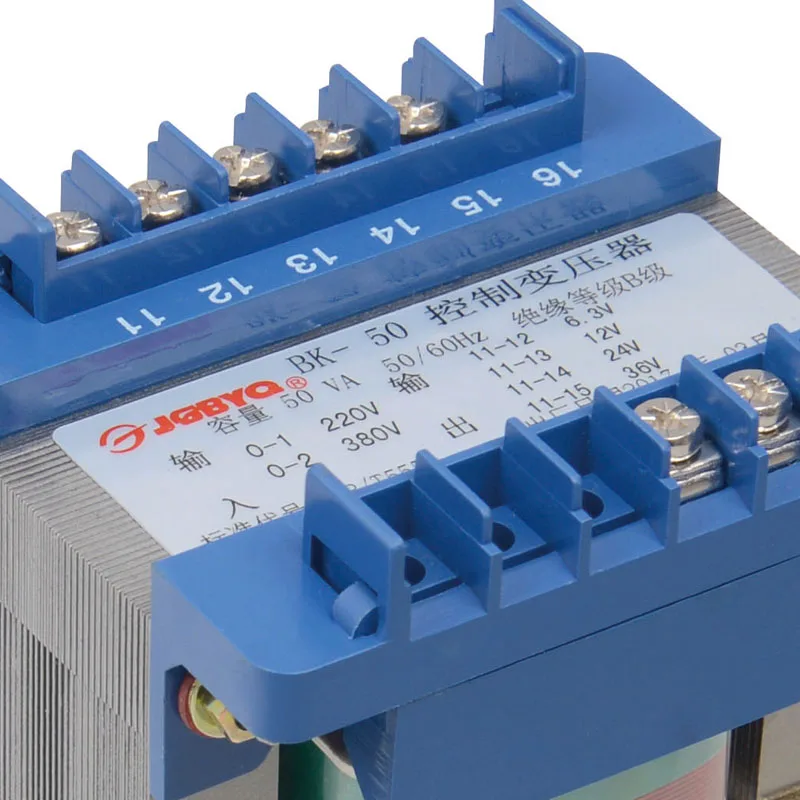 1PC Full copper wire BK-50VA isolation control transformer Input 110/220VAC Output 5/24/72VAC CAN CUSTOMIZE VOLTAGE