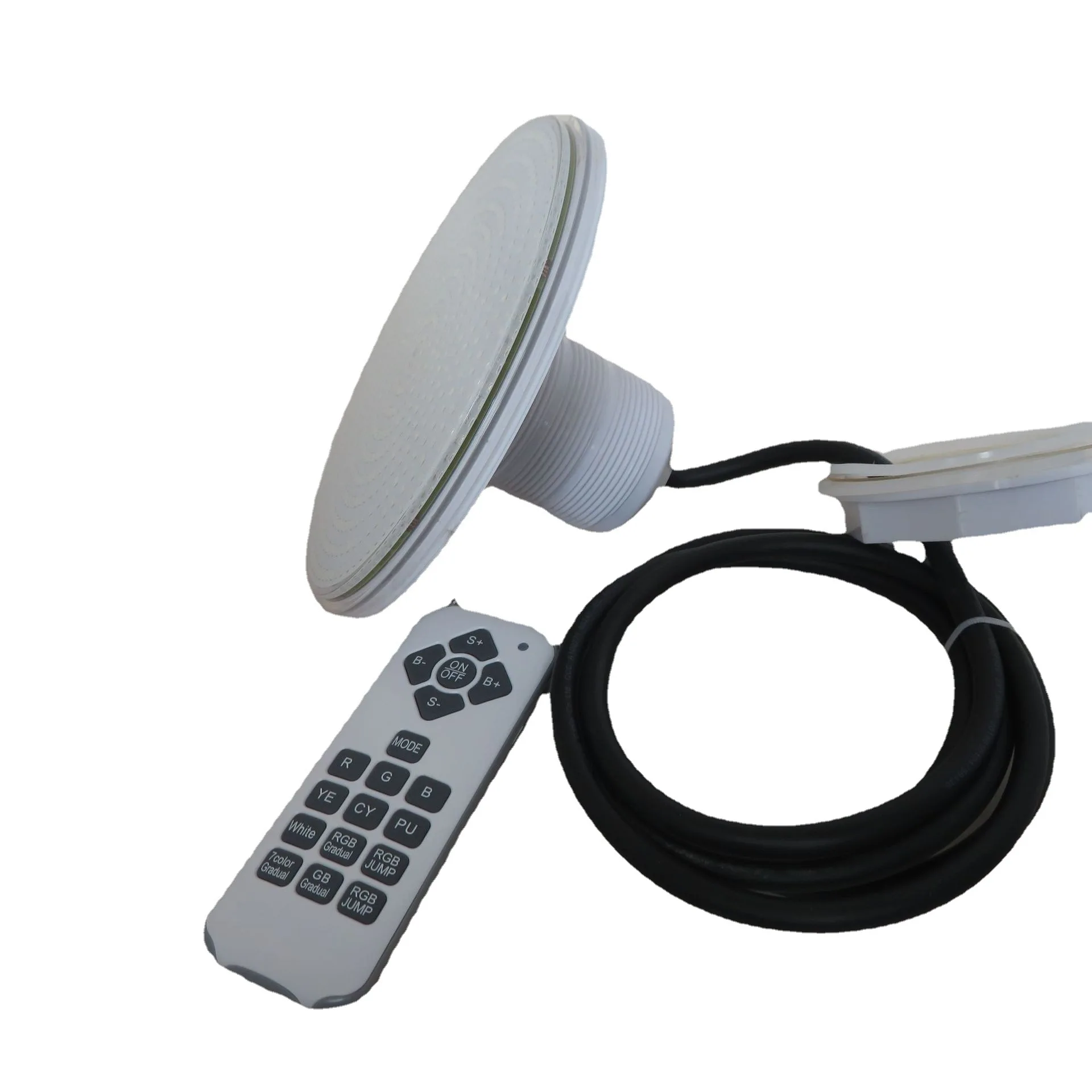Film swimming pool light, colorful with remote , resin filled waterproof IP68 55W AC12V
