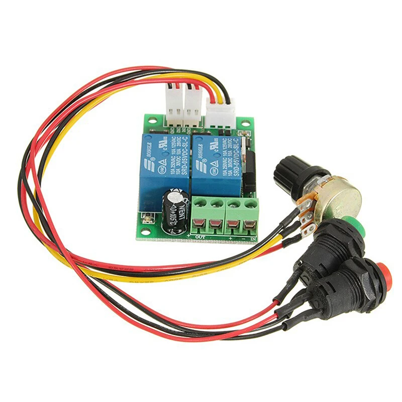 Governador do Motor DC PWM, Interruptor Avançado e Reverso, Controlador do Motor, 6V, 12V, 24V, 1Pc