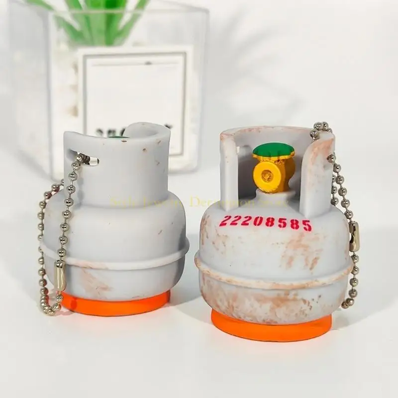 D46E مميزة لزجاجة الغاز الصدأ الإكسسوارات الرئيسية الفريدة لمروحة الجماليات القديمة والأزياء الصناعية