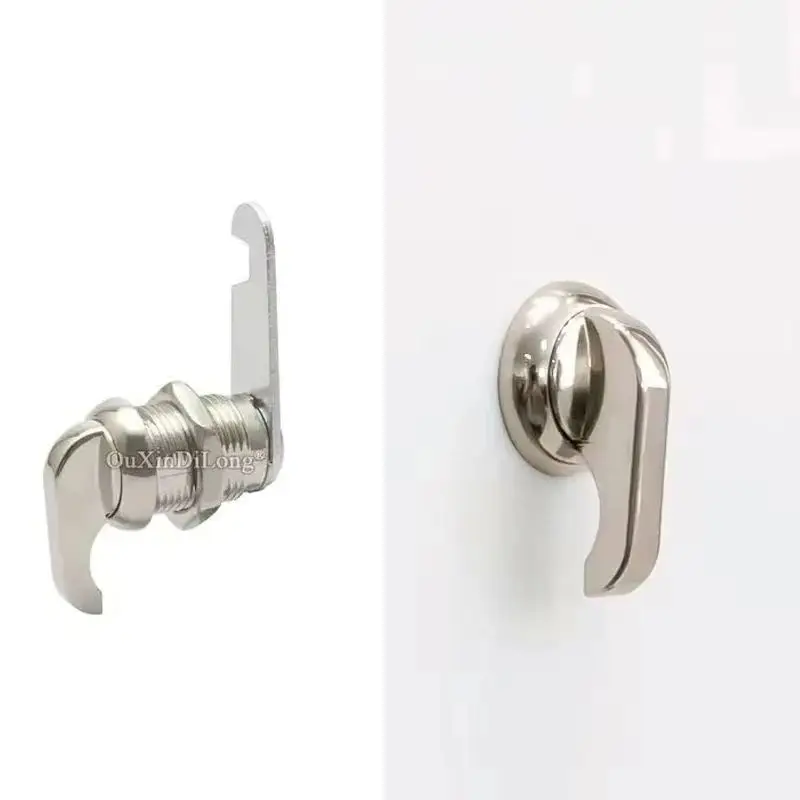 In Stock 8Pieces Zinc Alloy Keyless Thumb Turn Cam Locks Outdoor Garbage Can Locker Cabinet Locks Electric Box Cabinet Lock