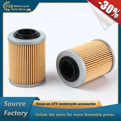 2PCS OIL FILTER,For Can-Am 330 400 450 500 570 650 700 800 1000 Outlander DS650 Renegade 425 Defender Traxter SSV,Quad Parts