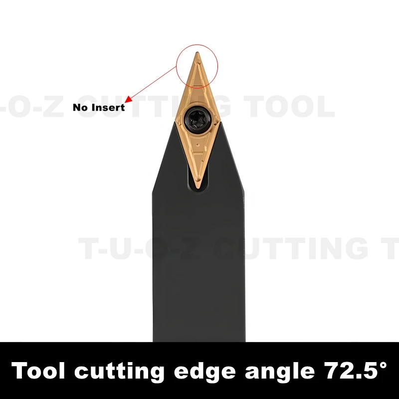 TUOZ SVVBN SVVCN 72.5 درجة أداة تحول خارجية 1010 1212 1616 2020 2525 حامل باستخدام الحاسب الآلي مخرطة القاطع عرقوب VCMT VBMT إدراج #5