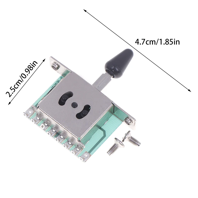 1Pc 3 Way 5 Way 8 Key Electric Guitar Pickup Selector Toggle Switch With Black Tip Cap Knob For ST SQ Electric Guitar Stamper