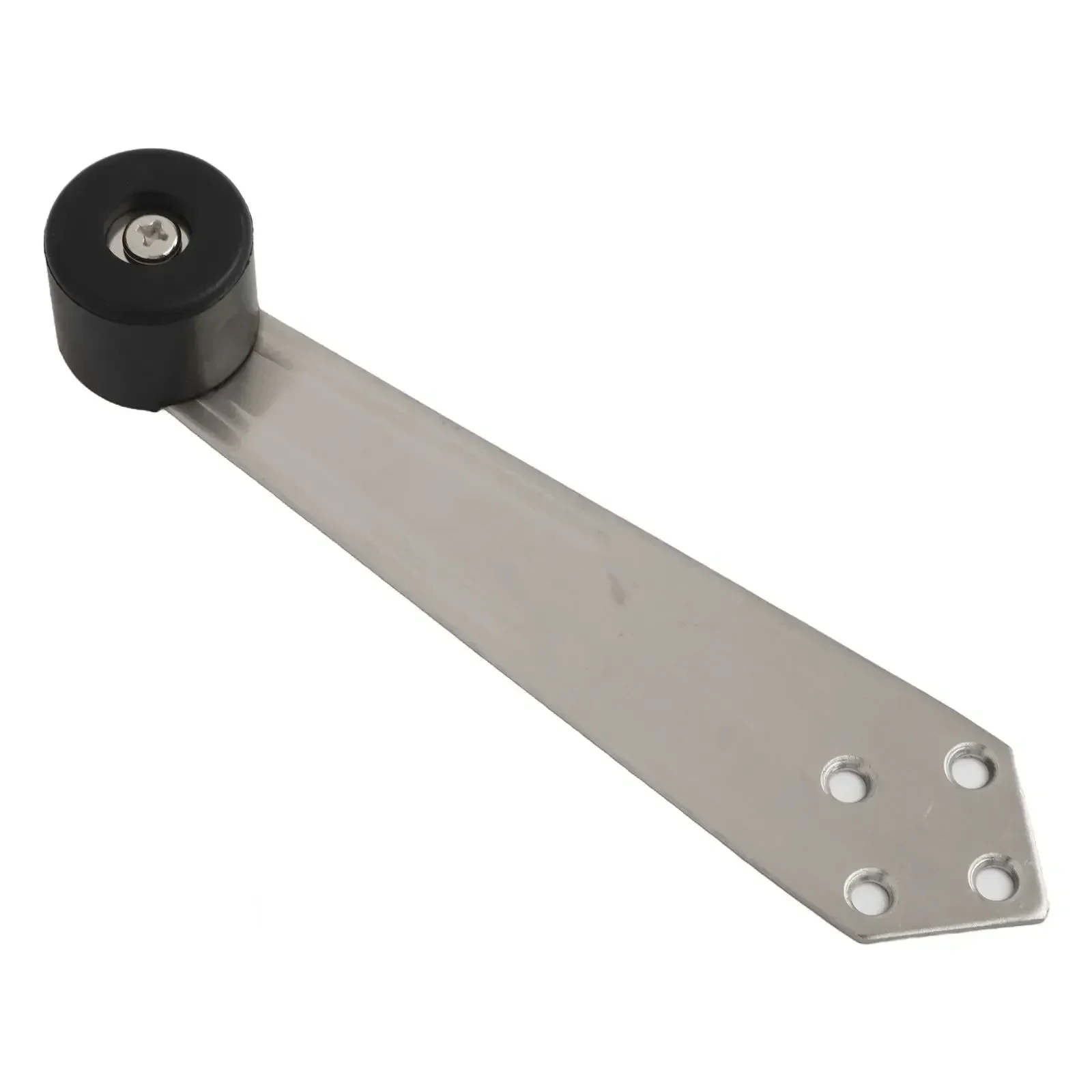 Black Stainless Steel Door Stopper Suitable For Wooden Doors Easy Installation Long-lasting Performance Protects Walls And Doors