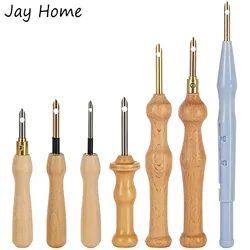 7Pcs Embroidery Punch Needle Set Adjustable Punch Needle Cross Stitch Embroidery Pens for Stitching DIY Craft Sewing Poke Needle