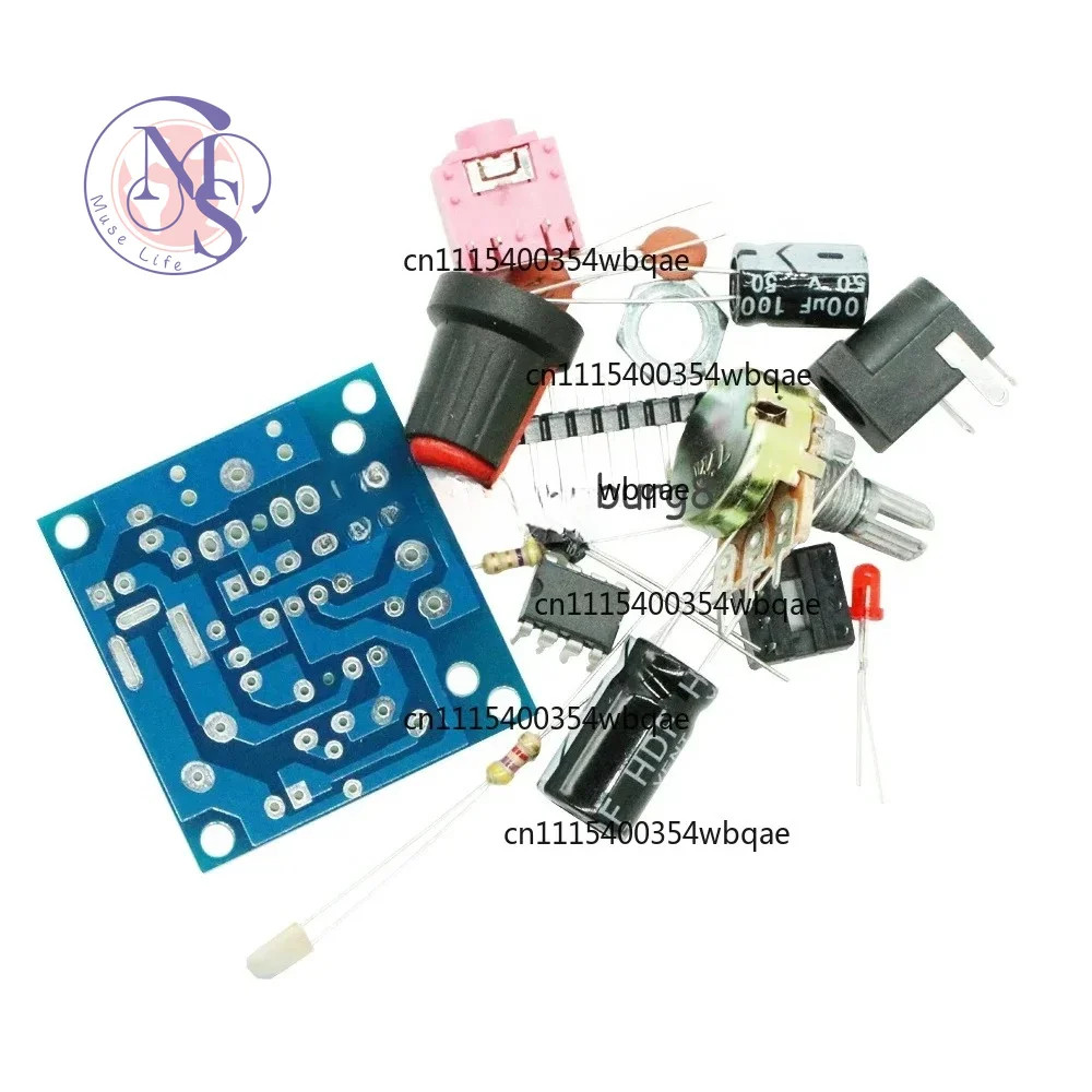 ZOCI-FOR-1Pc LM386 Super Mini Amplifier Board DC3V-12V Circuit Board, Replacement Parts