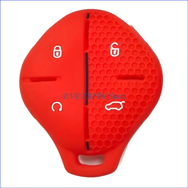 124B Silicone Protector for Chery Ensures Easy Identification Stylish Look