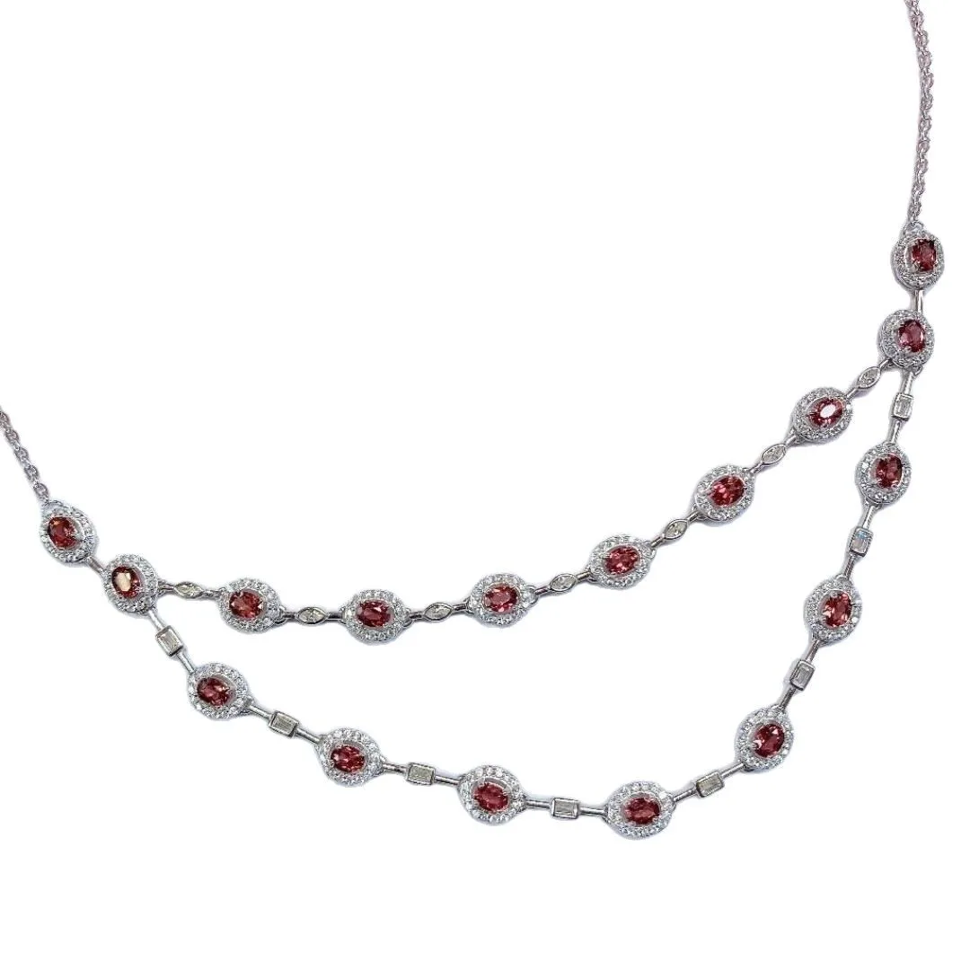 

KJJEAXCMY High purity Natural Garnet S925 silver exquisitely Pendant Full of luster Simple,Design High-End Bestseller Gift